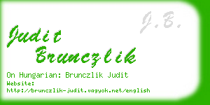 judit brunczlik business card